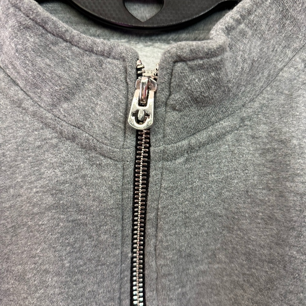 True Religion Women's Gray Cropped Jacket <<<262>>> - Picture 4 of 7